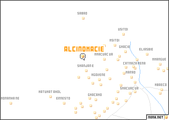 map of Alcino Màcie