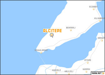 map of Alçıtepe