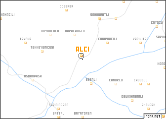 map of Alcı