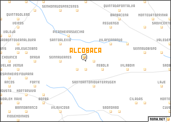 map of Alcobaça