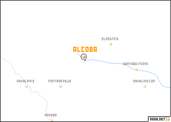 map of Alcoba