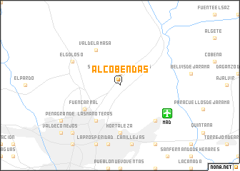 map of Alcobendas