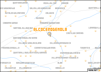 map of Alcocero de Mola