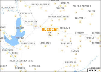 map of Alcocer