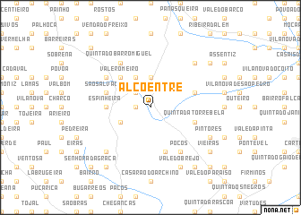 map of Alcoentre