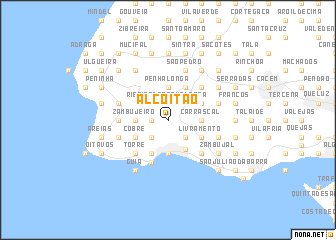 map of Alcoitão