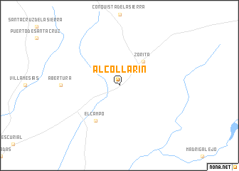 map of Alcollarín