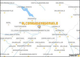 map of Alconada de Maderuelo