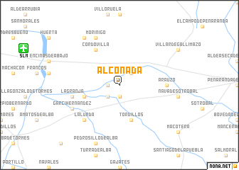 map of Alconada