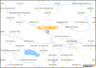 map of Alconbury