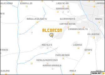 map of Alcorcón