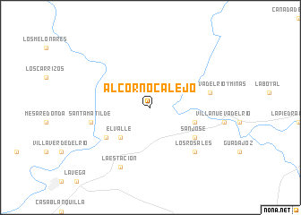 map of Alcornocalejo