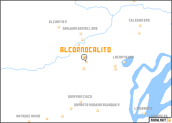 map of Alcornocalito