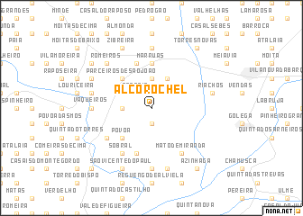 map of Alcorochel