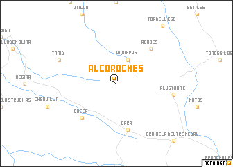 map of Alcoroches