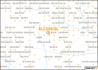 map of Alcorriol