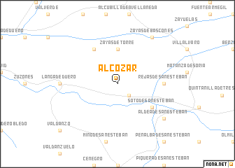 map of Alcozar