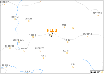 map of Alco