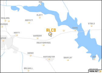 map of Alco