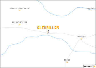 map of Alcubillas
