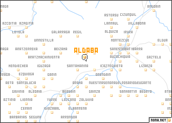 map of Aldaba