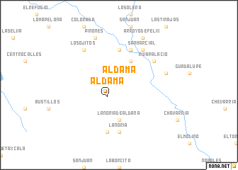 map of Aldama