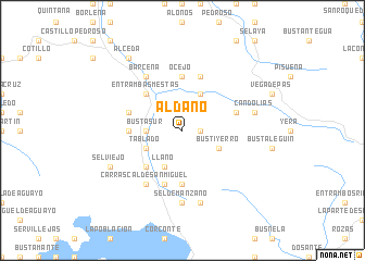 map of Aldano