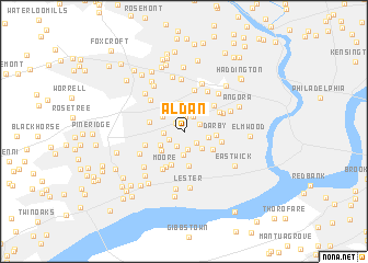 map of Aldan