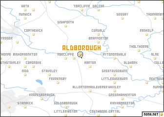 map of Aldborough