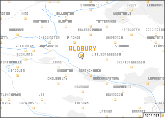map of Aldbury