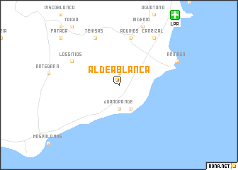 map of Aldea Blanca