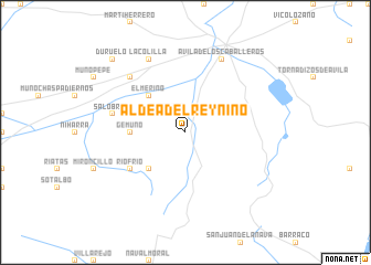 map of Aldea del Rey Niño