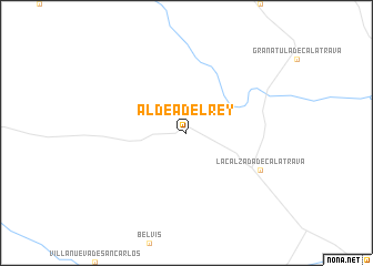 map of Aldea del Rey