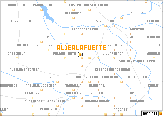 map of Aldealafuente