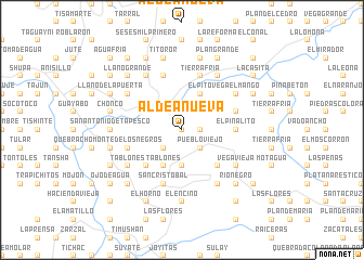 map of Aldea Nueva