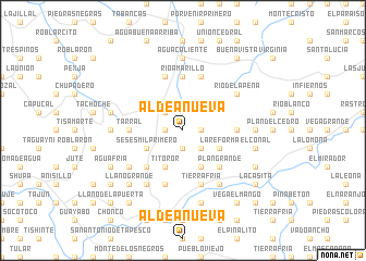 map of Aldea Nueva