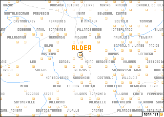 map of Aldea