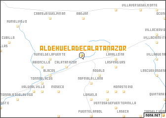 map of Aldehuela de Calatañazor