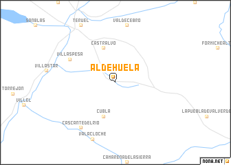 map of Aldehuela