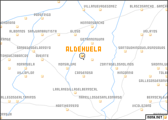 map of Aldehuela