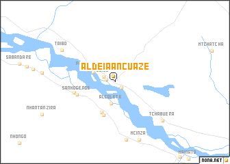 map of Aldeia Ancuaze