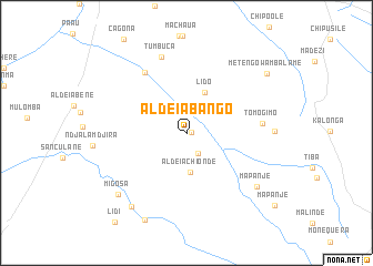 map of Aldeia Bango