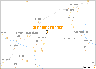 map of Aldeia Cachenge