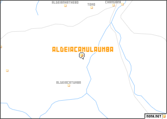 map of Aldeia Camulaumba