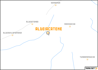 map of Aldeia Cateme