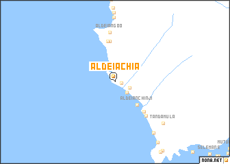 map of Aldeia Chia
