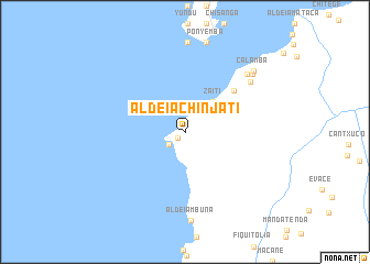 map of Aldeia Chinjati