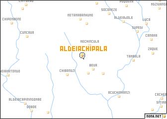 map of Aldeia Chipala