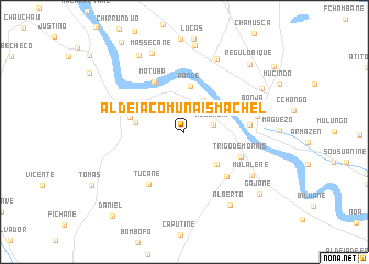 map of Aldeia Comunais Machel