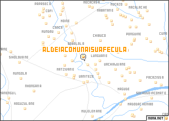 map of Aldeia Comunais Uafecula